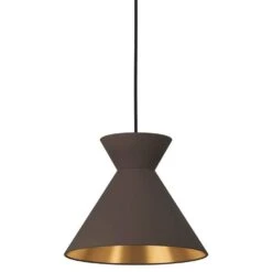 EGLO Nastasia Hanglamp - E27 - 100 cm - Zwart/Cappuccino -Leen Bakker 1000070709 0102