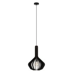 EGLO Velasco Hanglamp - E27 - Ø 38 cm - Zwart