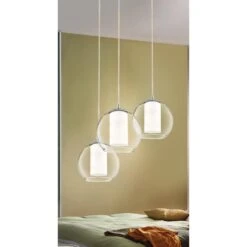 EGLO Bolsano Hanglamp - E27 - chroom -Leen Bakker 1000070752 0104