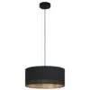 EGLO Esteperra - Hanglamp - E27 - Ø 53 cm - Zwart