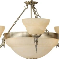 EGLO Marbella - Hanglamp - 6 Lichts - Ø740mm. - Brons - Champagne -Leen Bakker 1000070758 0102