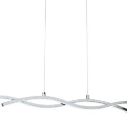 EGLO Lasana 2 - Hanglamp - 2 Lichts - Chroom - Wit -Leen Bakker 1000070771 0102