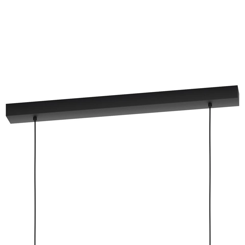 EGLO Polverara Hanglamp - 2 lichts - E27 - Zwart 2 EGLO Polverara Hanglamp - 2 lichts - E27 - Zwart - Afbeelding 2