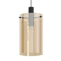 EGLO Polverara Hanglamp - 2 lichts - E27 - Zwart 6 EGLO Polverara Hanglamp - 2 lichts - E27 - Zwart -Leen Bakker 1000070785 0102