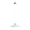 EGLO Lazolo - Hanglamp - 1 Lichts - Ø420mm. - Nikkel-Mat - Wit Gelakt