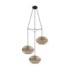 EGLO Dondarrion Hanglamp - E27 - Hout - Zwart/Bruin
