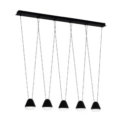 EGLO Palbieta Hanglamp - GU10 - 116 cm - Zwart