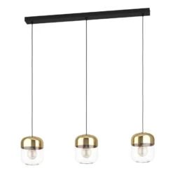 EGLO Maryvilla Hanglamp - E27 - 87 cm - Goud/Zwart
