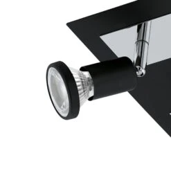 EGLO Sarria - Spot - 4 Lichts - Zwart, Chroom -Leen Bakker 1000070975 0102