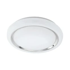 EGLO Capasso - Wand/Plafondlamp - 1 Lichts - Wit, Chroom