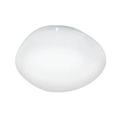 EGLO Sileras - LED plafondlamp - Ø45 cm - wit met kristal