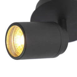 QAZQA Moderne Badkamer Spot Zwart IP44 - Ducha -Leen Bakker 1000072681 0103