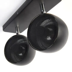 QAZQA Design Spot Zwart Langwerpig Verstelbaar 2-lichts - Go Nine 7 QAZQA Design Spot Zwart Langwerpig Verstelbaar 2-lichts - Go Nine -Leen Bakker 1000072696 0103