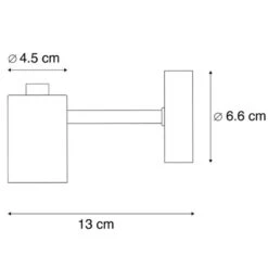 QAZQA Smart Art Deco Wandlamp Koper Incl. G95 WiFi Lichtbron - Facil -Leen Bakker 1000072711 0102