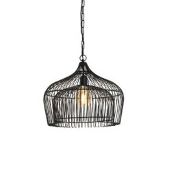 Hanglamp Kristel - Zwart - Ø58cm -Leen Bakker 1000072814 0110