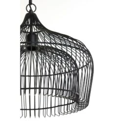 Hanglamp Kristel - Zwart - Ø58cm -Leen Bakker 1000072814 0111
