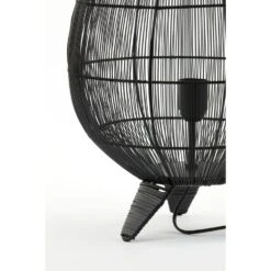 Tafellamp Yumi - Zwart - Ø32cm -Leen Bakker 1000072826 0111
