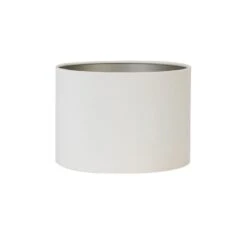 Cilinder Lampenkap Velours - Wit - Ø40x30cm