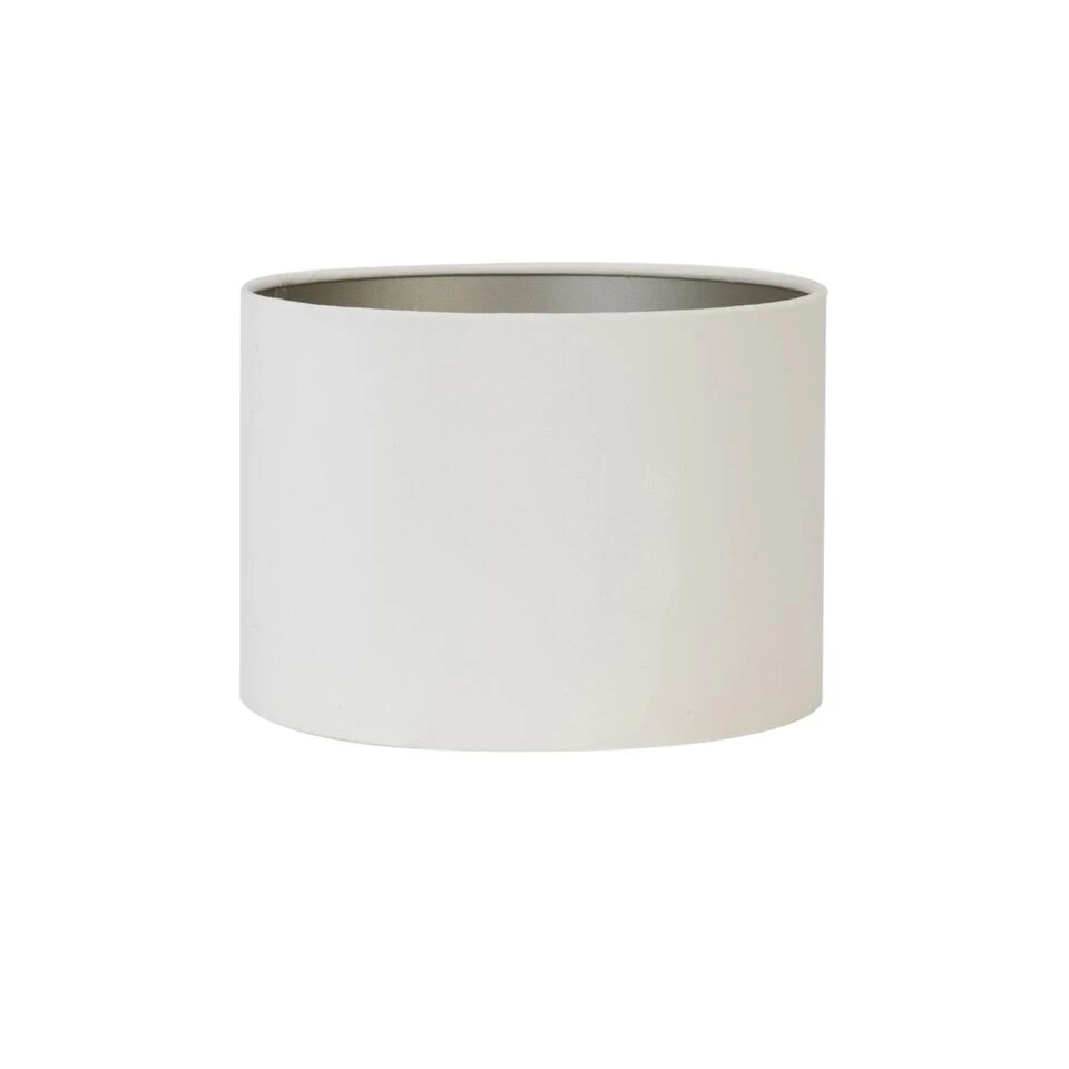 Cilinder Lampenkap Velours - Wit - Ø40x30cm 1 Cilinder Lampenkap Velours - Wit - Ø40x30cm