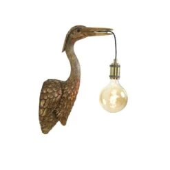 Wandlamp Crane - Antiek Brons - 29.5x16x48cm -Leen Bakker 1000072835 0110