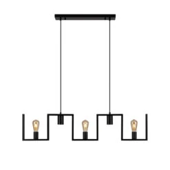 Ylumen Hanglamp Row - 5 Lichts - 112 X150 Cm - Zwart -Leen Bakker 1000072962 0102