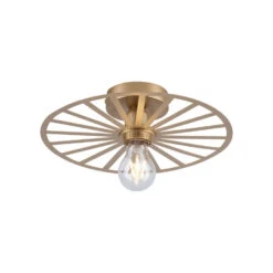 Paul Neuhaus Plafondlamp Isabella - 1 Lichts - 30 X8.5 Cm - Goud
