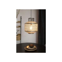 Giga Meubel Hanglamp Rotan & Metaal - 30x30x35cm - Lamp Carmen 6 Giga Meubel Hanglamp Rotan & Metaal - 30x30x35cm - Lamp Carmen -Leen Bakker 1000073828 0102