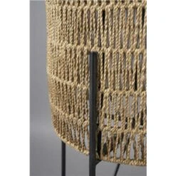 Giga Meubel Vloerlamp Rotan Naturel - 30x30x95cm - Lamp Kari -Leen Bakker 1000073847 0103