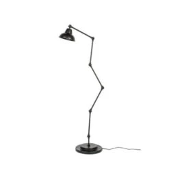 Giga Meubel Vloerlamp Zwart - Verstelbaar - Max. 40 Watt - Lamp Xavi