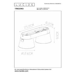 Lucide TRIGONO Plafondspot - Wit 7 Lucide TRIGONO Plafondspot - Wit -Leen Bakker 1000073873 0104
