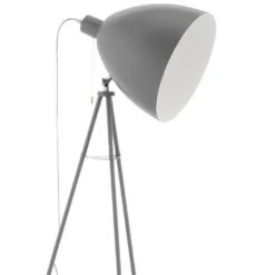 EGLO Dundee Vloerlamp - E27 - 135,5 Cm - Grijs -Leen Bakker 1000073950 0102