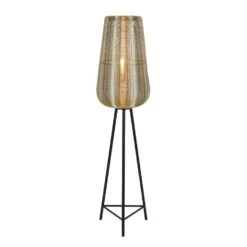 Vloerlamp Adeta - Goud - Ø37cm -Leen Bakker 1000074517 0110