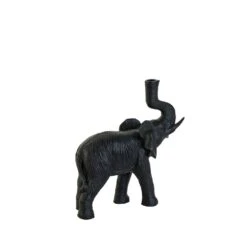 Tafellamp Elephant - Zwart - 37x14x36cm -Leen Bakker 1000074532 0110