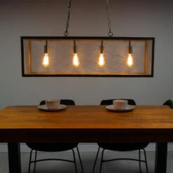 Industriële Hanglamp Brighton 4L - 30x100x150 Cm - Metaal - Zilverkleurig 6 Industriële Hanglamp Brighton 4L - 30x100x150 Cm - Metaal - Zilverkleurig -Leen Bakker 1000074850 0102
