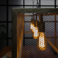 Industriële Hanglamp Brighton 4L - 30x100x150 Cm - Metaal - Zilverkleurig 7 Industriële Hanglamp Brighton 4L - 30x100x150 Cm - Metaal - Zilverkleurig -Leen Bakker 1000074850 0103