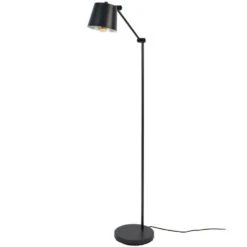 Puur Ystad Vloerlamp - Metaal - Zwart -Leen Bakker 1000074860 0103