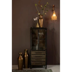 Puur Alta Wandlamp 17Øx28cm - IJzer - Zwart -Leen Bakker 1000074879 0103