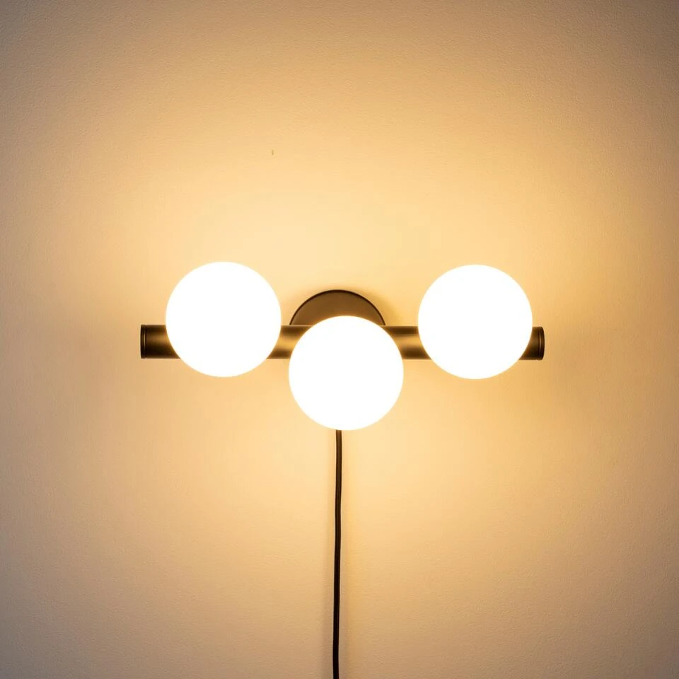 Puur Mora Wandlamp Wit - Glas - Multikleur 3 Puur Mora Wandlamp Wit - Glas - Multikleur - Afbeelding 3