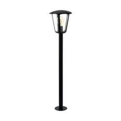 EGLO Monreale Staande Lamp Buiten - E27 - 99,5 Cm - Grijs/Transparant