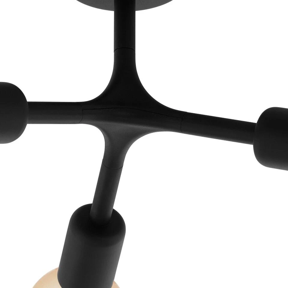 EGLO Bocadella 1 Plafondlamp - E27 - Ø 34,5 Cm - Zwart 2 EGLO Bocadella 1 Plafondlamp - E27 - Ø 34,5 Cm - Zwart - Afbeelding 2