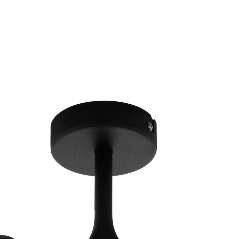 EGLO Bocadella 1 Plafondlamp - E27 - Ø 34,5 Cm - Zwart 3 EGLO Bocadella 1 Plafondlamp - E27 - Ø 34,5 Cm - Zwart - Afbeelding 3