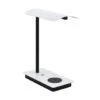 EGLO Arenaza Tafellamp - LED -Qi Lader - 32 Cm - Wit/Zwart - Dimbaar