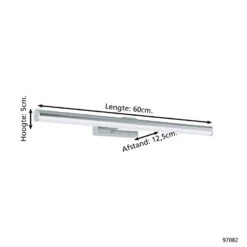 EGLO Vadumi Wandlamp - LED - 60 Cm - Grijs/Wit 7 EGLO Vadumi Wandlamp - LED - 60 Cm - Grijs/Wit -Leen Bakker 1000076817 0103