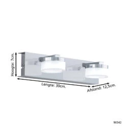 EGLO Romendo 1 Wandlamp - LED - 30 Cm - Grijs - Dimbaar 7 EGLO Romendo 1 Wandlamp - LED - 30 Cm - Grijs - Dimbaar -Leen Bakker 1000076842 0103