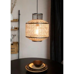 Puur Landro Hanglamp M - Rotan - Bruin -Leen Bakker 1000077111 0103