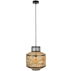 Puur Landro Hanglamp M - Rotan - Bruin