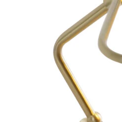 QAZQA Klassieke Notarislamp Goud Met Gerookt Spiegel Glas - Banker -Leen Bakker 1000077122 0103