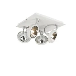 QAZQA Design Spot Wit 4-lichts Verstelbaar - Nox 7 QAZQA Design Spot Wit 4-lichts Verstelbaar - Nox -Leen Bakker 1000078733 0103