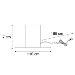 QAZQA Art Deco Tafellamp Goud - Facil -Leen Bakker 1000078764 0102