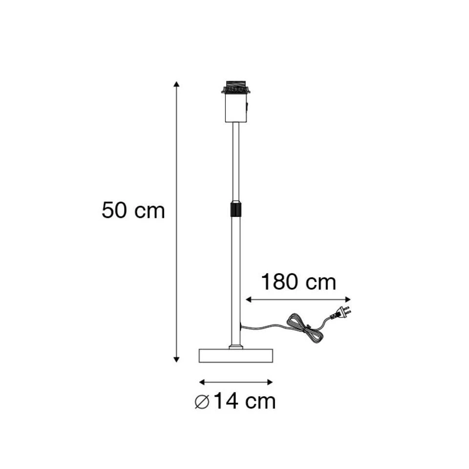 QAZQA Tafellamp Wit Verstelbaar - Parte 3 QAZQA Tafellamp Wit Verstelbaar - Parte - Afbeelding 3
